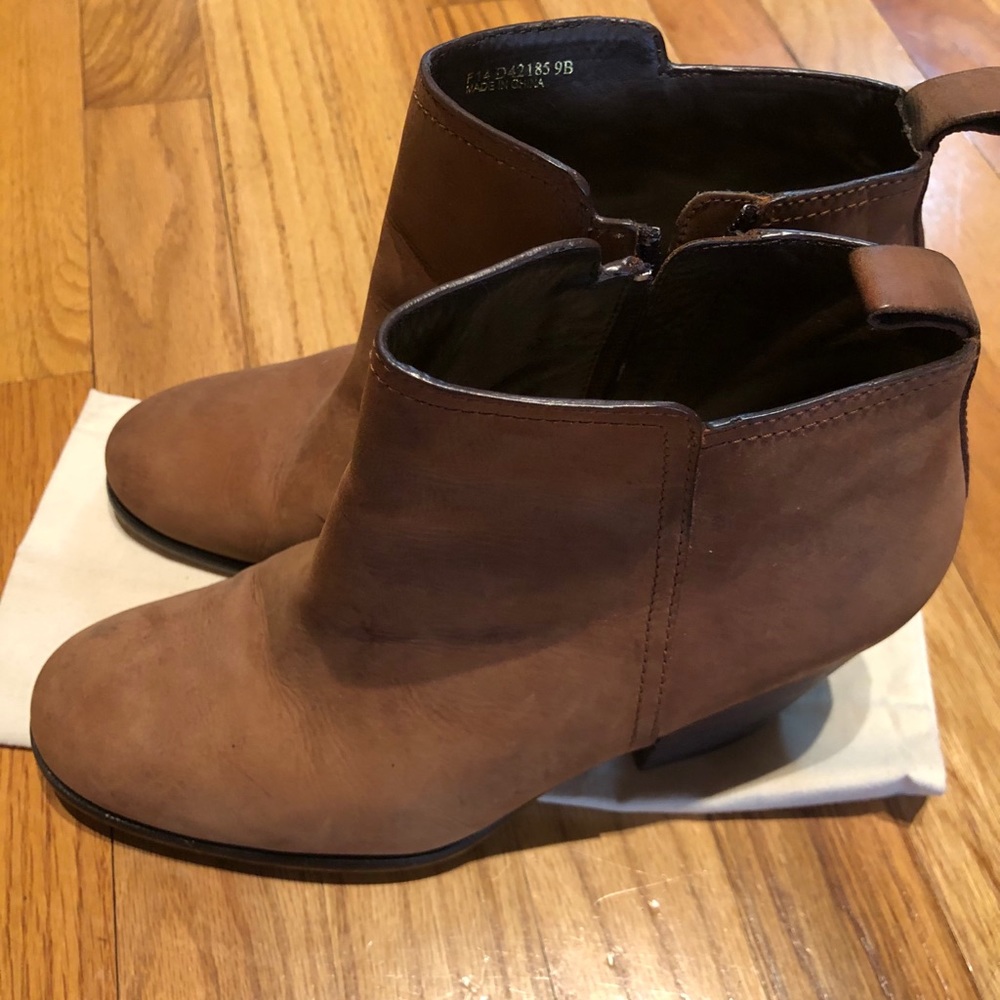 Cole Haan Dark Camel booties